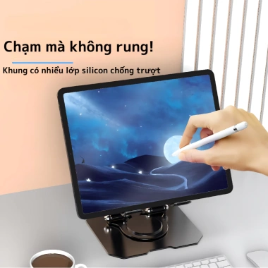 Giá đỡ máy tính bảng 360 độ xoay chân hợp kim thép công thái học - Giá chỉ 80.000₫