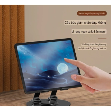 Giá đỡ máy tính bảng 360 độ xoay chân hợp kim thép công thái học - Giá chỉ 80.000₫ 10 Giá đỡ máy tính bảng 360 độ xoay chân hợp kim thép công thái học - Giá chỉ 80.000₫ 10