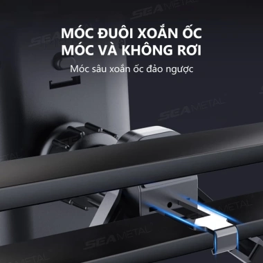 Giá đỡ máy tính bảng ô tô SEAMETAL 360° xoay, lỗ thông khí, đa năng iPhone iPad Xiaomi - 157.300₫