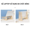 Giá Đỡ Máy Tính Gỗ Cao Su 100% Tự Nhiên - Chắc Chắn, Đẹp Mắt, Bền, 68.000 VND 4