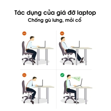 Giá Đỡ Máy Tính Gỗ Cao Su 100% Tự Nhiên - Chắc Chắn, Đẹp Mắt, Bền, 68.000 VND