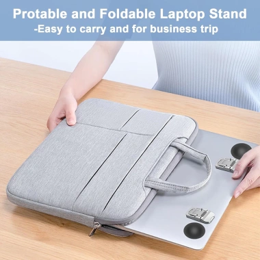 Giá đỡ máy tính xách tay Mini di động cho MacBook, gập lại vô hình, 59.400₫ 5