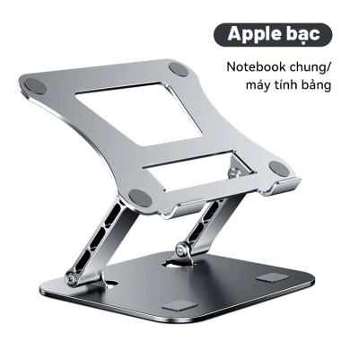 Giá Đỡ Máy Tính Xách Tay Nhôm Gấp Gọn - Tương Thích 10-17 inch, Nâng Thoải Mái, 229k 7