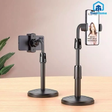 Giá Đỡ Microphone Stands L08 Đế Tròn xoay 360 độ Livestream, Kẹp Điện Thoại - Chỉ 19.900₫ 2