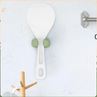 Giá Đỡ Muỗng Xới Cơm Silicone Đa Năng Dán Tường - Tiện Lợi, Chỉ 25.000₫