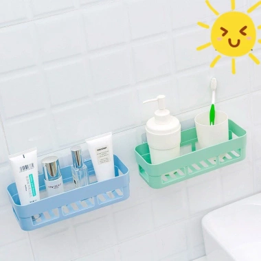 Giá Đồ Nhà Tắm và Bếp Nhựa Dán Tường Tiện Lợi - Tặng 2 Miếng Dán, Giá Rẻ, Màu Tùy Chọn 88.230 – Chỉ 19.749₫