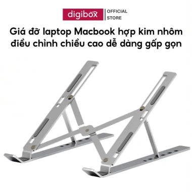 Giá Đỡ Nhôm Điều Chỉnh Độ Cao cho MacBook iPad - Tản Nhiệt, Bền Bỉ, Giá 98.000