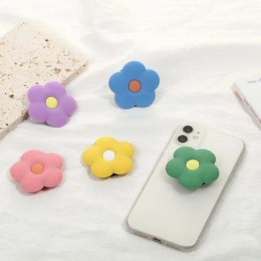 Giá đỡ PopSocket chống lưng để bàn, thiết kế hoa và trái tim, giá 6.999 đồng