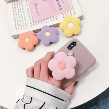 Giá đỡ PopSocket chống lưng để bàn, thiết kế hoa và trái tim, giá 6.999 đồng