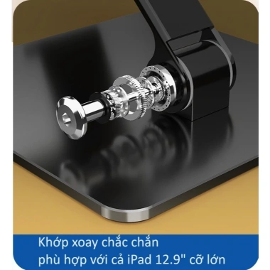Giá đỡ stand MT134 hợp kim gấp gọn cỡ lớn cho iPad, tablet, máy tính bảng - Giá chỉ 168.983 VND 6
