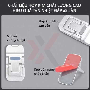 Giá Đỡ Tản Nhiệt Laptop eXtreme GL Hợp Kim Nhôm - Đế Kê Di Động Cho MacBook & Laptop, Giá 29,500₫