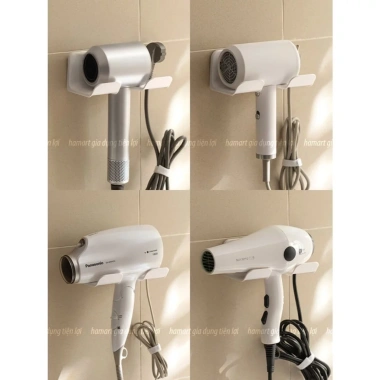 Giá Đỡ Treo Máy Sấy Tóc Hamart Dán Tường – Lỗ Móc Đầu Cắm, Chống Rối Dây, Rảnh Tay, 9.900₫ 5