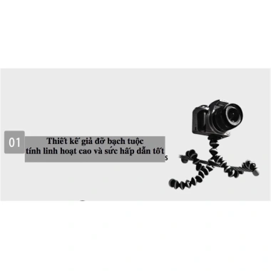 Giá đỡ tripod 3 chân bạch tuộc 260x50x50 cho điện thoại, camera hành trình - tặng khung, chỉ 62.000₫ 6 Giá đỡ tripod 3 chân bạch tuộc 260x50x50 cho điện thoại, camera hành trình - tặng khung, chỉ 62.000₫ 6