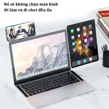 Giá đỡ từ tính laptop-điện thoại 2 trong 1, mở rộng màn hình kép, điều chỉnh, 69.000