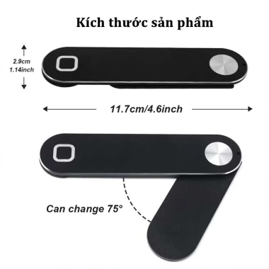 Giá đỡ từ tính laptop-điện thoại 2 trong 1, mở rộng màn hình kép, điều chỉnh, 69.000
