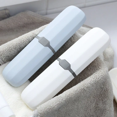 Giá đựng bàn chải đánh răng di động nhựa cốc du lịch, giảm giá 17.650₫
