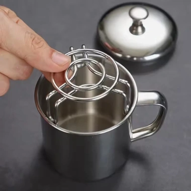 Giá hấp mini thép không gỉ 304 nồi nhỏ, nồi cơm điện & chảo sữa - Cỡ S/L, chỉ 49.830₫