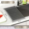 Giá inox 304 không gỉ CJ-074 - Gác bồn rửa, úp chén bát, đựng hoa quả đa năng, tiết kiệm không gian, giá chỉ 91.000₫ 10