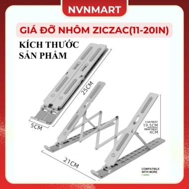 Giá Kê Laptop, MacBook, iPad Điều Chỉnh Độ Cao, Tản Nhiệt Hiệu Quả - Giá 15.706 VND 9