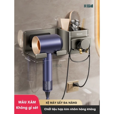 Giá kệ máy sấy KIVA nhôm hàng không treo tường - Chỉ 75.000₫ giảm từ 94.500₫ 10 Giá kệ máy sấy KIVA nhôm hàng không treo tường - Chỉ 75.000₫ giảm từ 94.500₫ 10