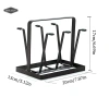 Giá phơi cốc thép 6 móc sắp xếp, hộp đựng thủy tinh, đầu cao su bảo vệ - Giảm giá 103.400₫ 5