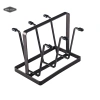 Giá phơi cốc thép 6 móc sắp xếp, hộp đựng thủy tinh, đầu cao su bảo vệ - Giảm giá 103.400₫ 7
