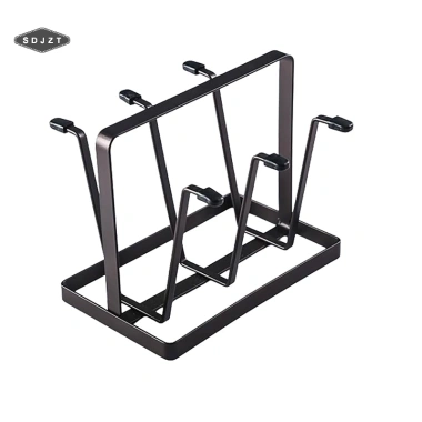 Giá phơi cốc thép 6 móc sắp xếp, hộp đựng thủy tinh, đầu cao su bảo vệ - Giảm giá 103.400₫ 7