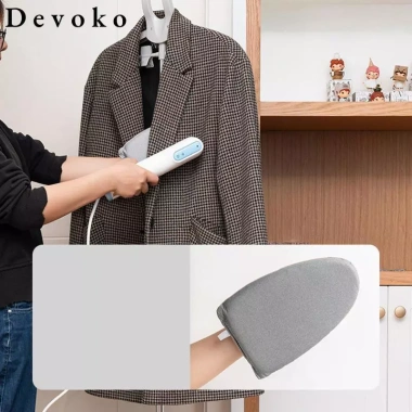 Giá phơi quần áo cầm tay hợp kim nhôm, kèm găng tay ủi và 2 kẹp móc treo – Dễ dàng du lịch 3