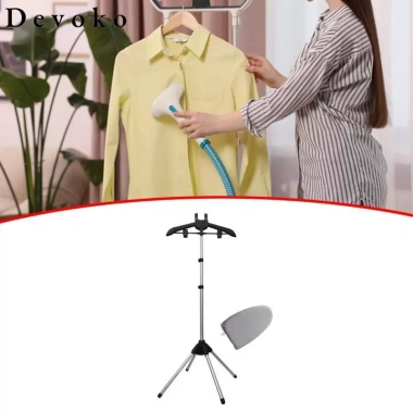 Giá phơi quần áo cầm tay hợp kim nhôm, kèm găng tay ủi và 2 kẹp móc treo – Dễ dàng du lịch 5