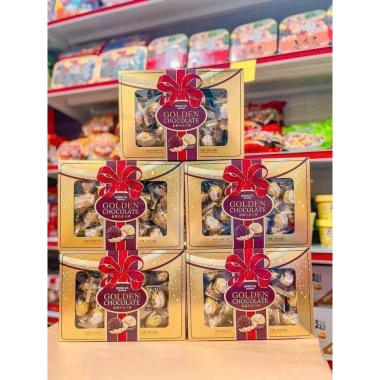 Giá Si Hộp Sô cô la Hongya Golden Chocolate 208g Ferrero Rocher Hạt Phỉ - Giá chỉ 65.520đ, Rẻ Vô Địch