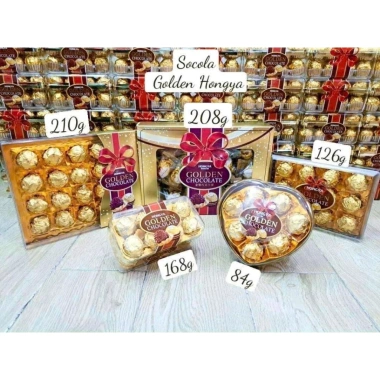 Giá Si Hộp Sô cô la Hongya Golden Chocolate 208g Ferrero Rocher Hạt Phỉ - Giá chỉ 65.520đ, Rẻ Vô Địch 4 Giá Si Hộp Sô cô la Hongya Golden Chocolate 208g Ferrero Rocher Hạt Phỉ - Giá chỉ 65.520đ, Rẻ Vô Địch 4
