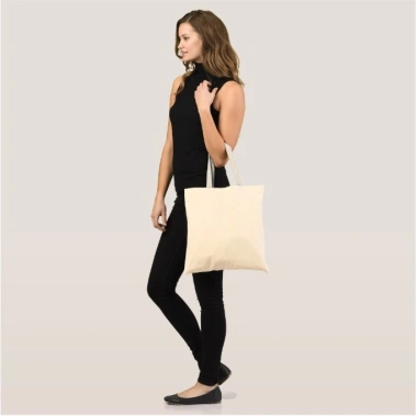 Giá sỉ Túi vải bố Canvas trơn đa màu, đa size, có/không khóa kéo 18.620₫ 5