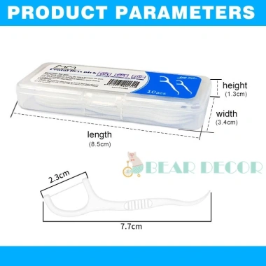 Giá Sốc Hộp 10 Tăm Chỉ Bỏ Túi Xịn Kèm Đầu Tăm Nhựa Cong Tiện Lợi Nhỏ Gọn 14.900₫