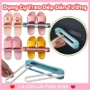 Giá treo dép 3 ngăn cao cấp gấp gọn - Kệ treo giày dép, khăn tắm đa năng nhựa dán tường 27.100₫