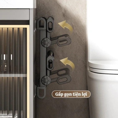 Giá Treo Dép Gắn Tường Gấp Gọn Đa Năng MODERN – Thép Không Gỉ, Tiện Lợi cho Nhà Tắm & Bếp, Giá chỉ 87.000₫ (Giảm từ 111.360₫)