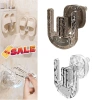 Giá treo dép phòng tắm HPS gắn tường không khoan, móc chữ U gọn gàng, chịu lực tốt - Giá 50.000đ