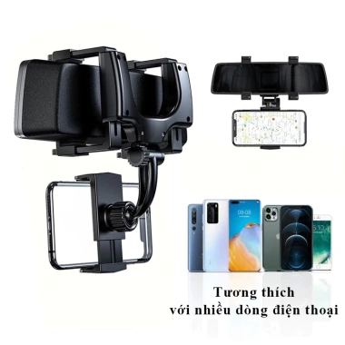 Giá treo điện thoại xoay 360 độ trên ô tô - Tùy chỉnh góc xoay, giá 171.779 VND