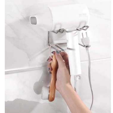 Giá treo đỡ máy sấy tóc dán tường inox chắc chắn - Giá chỉ 29.900đ, giảm mạnh