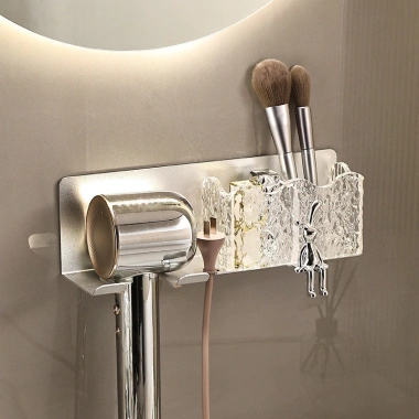 Giá treo đồ tắm thỏ bạc - Kệ máy sấy tóc dán tường thép không gỉ, Acrylic trong, giảm tới 23%, chỉ 155k 4 Giá treo đồ tắm thỏ bạc - Kệ máy sấy tóc dán tường thép không gỉ, Acrylic trong, giảm tới 23%, chỉ 155k 4