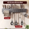 Giá treo hợp kim nhôm không gỉ - Cài dao, kéo, kệ - Tặng keo ốc vít - 92.000₫
