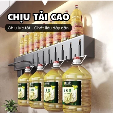 Giá treo hợp kim nhôm không gỉ - Cài dao, kéo, kệ - Tặng keo ốc vít - 92.000₫ 8