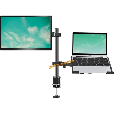 Giá Treo Màn Hình 17-32 Inch và Giá Đỡ Laptop, Tải Trọng 8Kg, Tay 38cm - Giá 160k
