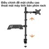 Giá treo màn hình 17-34 inch kèm giá đỡ laptop, tải trọng 8kg - Giá chỉ 102.000₫ 3