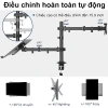 Giá treo màn hình 17-34 inch kèm giá đỡ laptop, tải trọng 8kg - Giá chỉ 102.000₫ 5