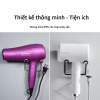 Giá treo máy sấy tóc BEECOOK inox 304 - Dán tường, keo siêu dính, tiết kiệm không gian bếp 4