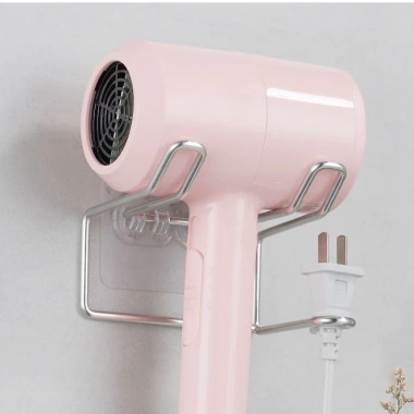 Giá treo máy sấy tóc BEECOOK inox 304 - Dán tường, keo siêu dính, tiết kiệm không gian bếp 7