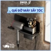 Giá treo máy sấy tóc dán tường - Kệ đỡ có ngăn để đồ tiện lợi, giá 55.000đ