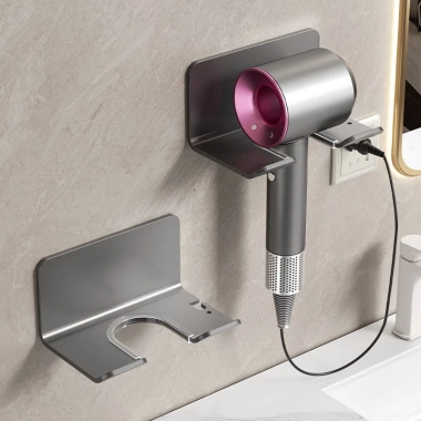 Giá treo máy sấy tóc dán tường - Kệ máy sấy nhà tắm không khoan, chỉ 89.000 2 Giá treo máy sấy tóc dán tường - Kệ máy sấy nhà tắm không khoan, chỉ 89.000 2