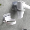 Giá Treo Máy Sấy Tóc Dán Tường - Miếng Dán Siêu Dính, Kệ Tiện Lợi, Giá 49k 3