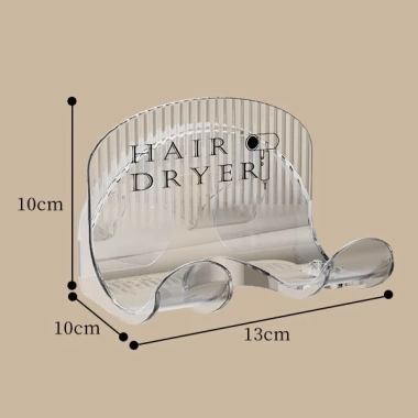 Giá Treo Máy Sấy Tóc Dán Tường - Miếng Dán Siêu Dính, Kệ Tiện Lợi, Giá 49k 8